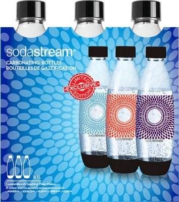 Sodastream Bottle Fuse 1L - Trio Pack (Fire Works)