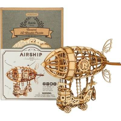 Robotime Airship 3D Wooden Puzzle (176 Pieces)