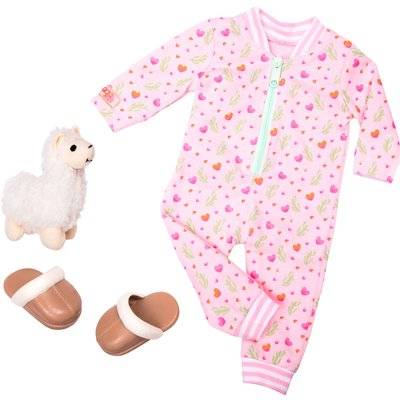 Our Generation Regular Pyjama Outfit - Llama Llullabies