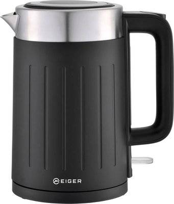 Eiger Lineo Nero Stainless Steel Cold-touch Cordless Kettle (Black) picture
