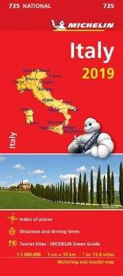 Italy 2019 - Michelin National Map 735 - Map (Sheet map)