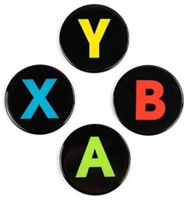 Numskull Xbox One Controller Button Coasters (Pack of 4)