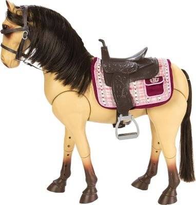 Our Generation Horse Morgan Poseable with Accessories (Cream)