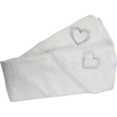 Baby Sense Apron Hooded Bath Towel - Natural