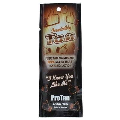 Pro Tan Irresistably Tan Pure Tan Maximizer 20xx Ultra Dark Tanning Lotion Sachet (22ml) - Parallel picture