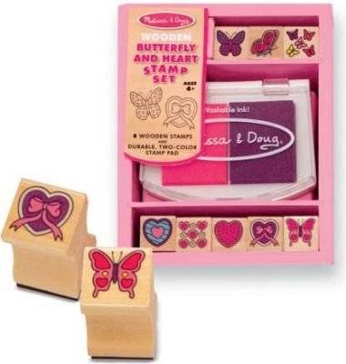 Melissa & Doug Butterfly and Hearts Stamp Set picture