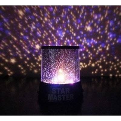 4AKid Stars Night Light - Black