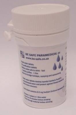 Be Safe Paramedical Water Purification Tablets (Pack of 50)