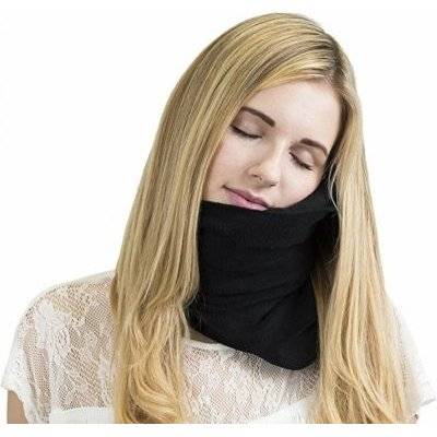 Tuff-Luv Super Soft Neck Support Travel Pillow (Black) picture
