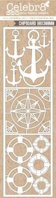 Die Cut Matt Board Lanki Nautical Theme
