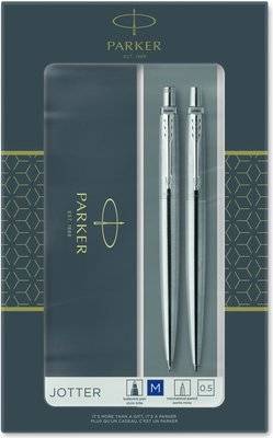 Parker Jotter Duo Stainless Steel Ballpen and Pencil Set