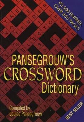 Pansegrouw Crossword Dictionary (Paperback) picture