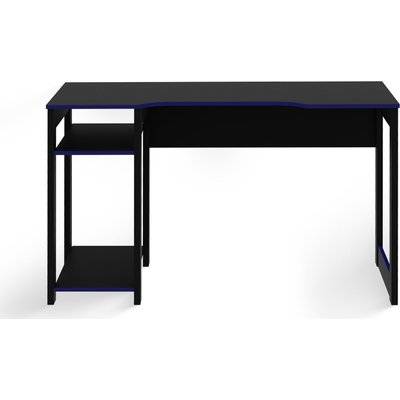 Techno Mobili Desk Gamer Station (Wood)(Black & Blue)