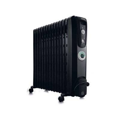 Delonghi ComforTemp 14 Fin Oil Filled Radiator Heater (Black)