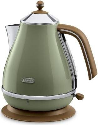 DeLonghi Vintage Icona Kettle 1.7L (Olive Green)