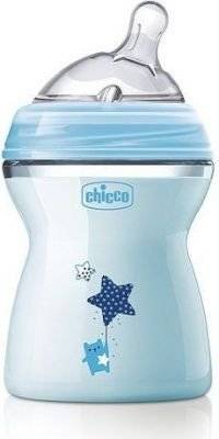Chicco Natural Feeling Colour Bottles (Blue | 2m+ | 250ml) picture