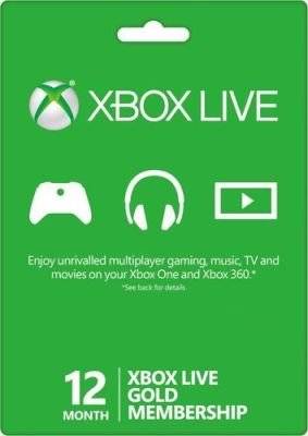 Xbox Live Gold Card (12 Month)