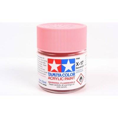 Tamiya X-17 Pink (Acrylic Model Paint)