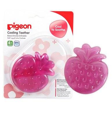 Pigeon Cooling Teether (Strawberry)