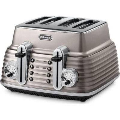 Delonghi Scultura 4 Slice Toaster (Bronze Beige)