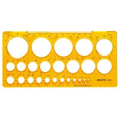 Aristo Circle Template (1-36mm)(25 circles) picture