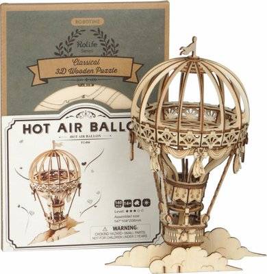 Robotime Hot Air Balloon 3D Wooden Puzzle