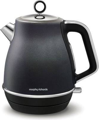 Morphy Richards Evoke - 360 Cordless Stainless Steel Kettle (1.5L)(3000W)(Black)