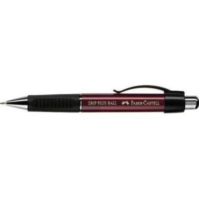 Faber-Castell Grip Plus Ball Pen (Metallic Red)