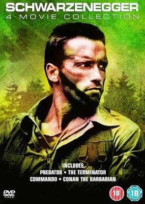 Schwarzenegger 4-Movie Collection - Predator / The Terminator / Commando / Conan The Barbarian (DVD)