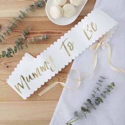 Oh Baby! - Gold Foiled Mummy To Be Sash