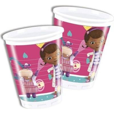Doc McStuffins - 8 Plastic Cups (200ml)
