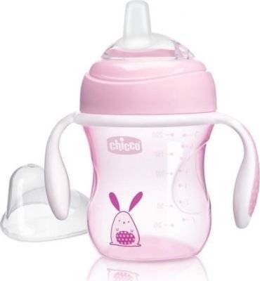 Chicco Transition Cup (4m+ | Pink | 200ml)