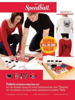 Speedball Super Value Fabric Screen Printing Set (Set 3)
