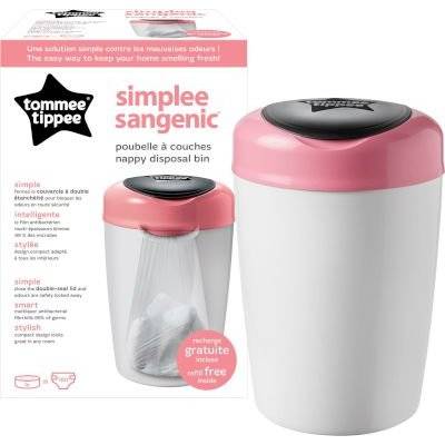Tommee Tippee Sangenic Simplee Tub (Pink)