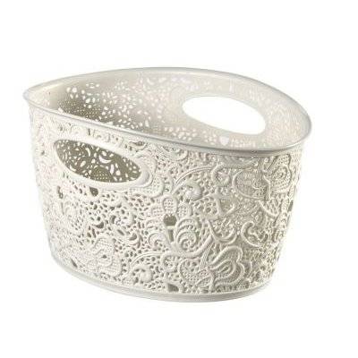 Curver Victoria Medium Storage Basket (Oasis White)