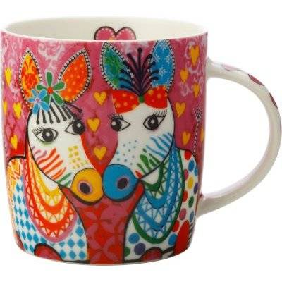 Maxwell and Williams Love Hearts Mug - Zig Zag Zebras (370ml)