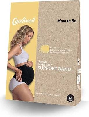 Carriwell Seamless Maternity Support Band (Black)