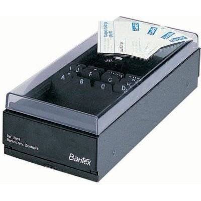 Bantex B8649 Business Card Filing Boxes (600 Cards)