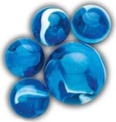 Marbles - Bluejay (20 Small + 1 Large)