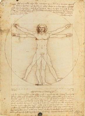 Clementoni Leonardo Vitruvian Man Jigsaw Puzzle (500 Piece)