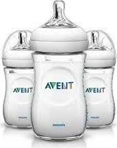 Philips AVENT Natural Feeding Bottle 260ml (Pack of 3) (1 Month+)