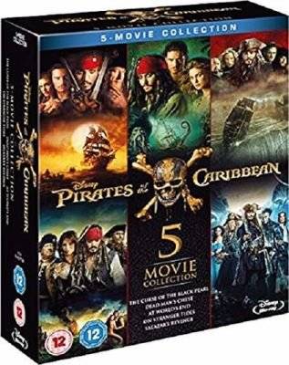 Pirates Of The Caribbean - 5-Movie Collection (Blu-ray disc, Boxed set)