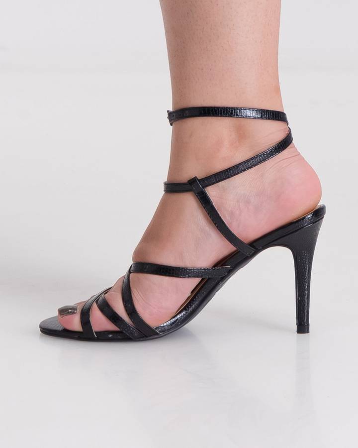 Sarah J Strappy Heel - Black (7)