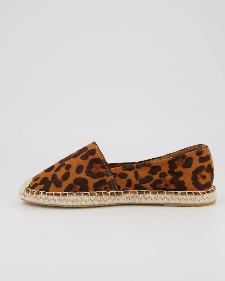 Soviet Tora Casual Slip On Espadrille - Leopard Print (6)