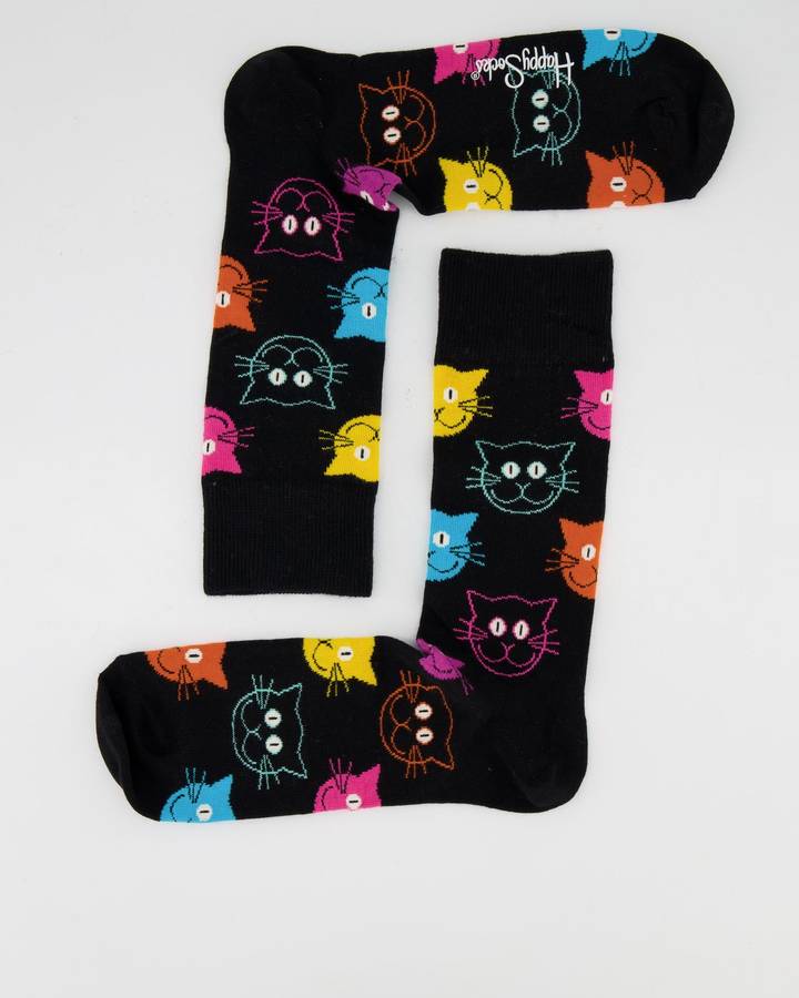 Happy Socks Cat Sock - Multi (41-46)