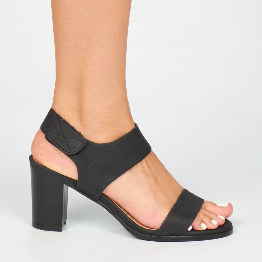 Butterfly Feet Syrina Block Heel - Black (8)