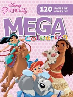 Disney Princess - Mega Colouring (Paperback)