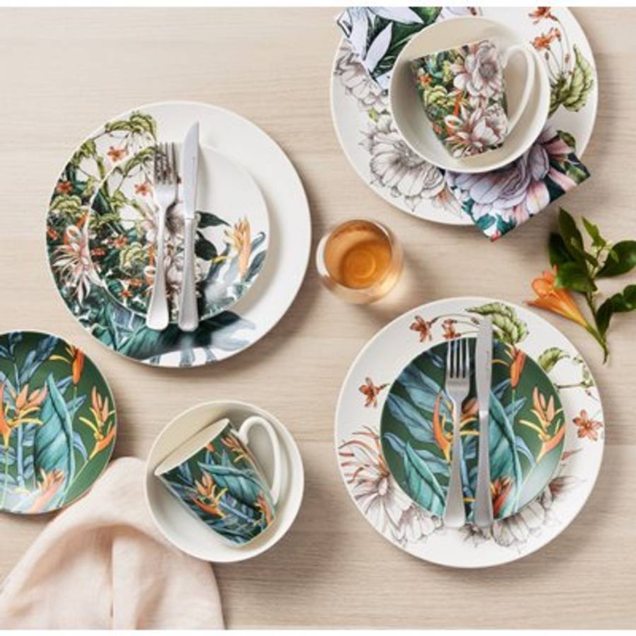 Maxwell and Williams Night Garden Foliage Mugs (420ml) (Set of 6)