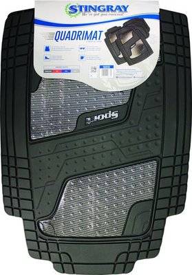 Stingray Quadrimat Car Mat Set (4 Piece) (Carbon Fibre)