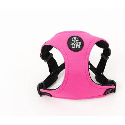 Dog's Life X Dog Neoprene Soft Harness (Hot Pink)